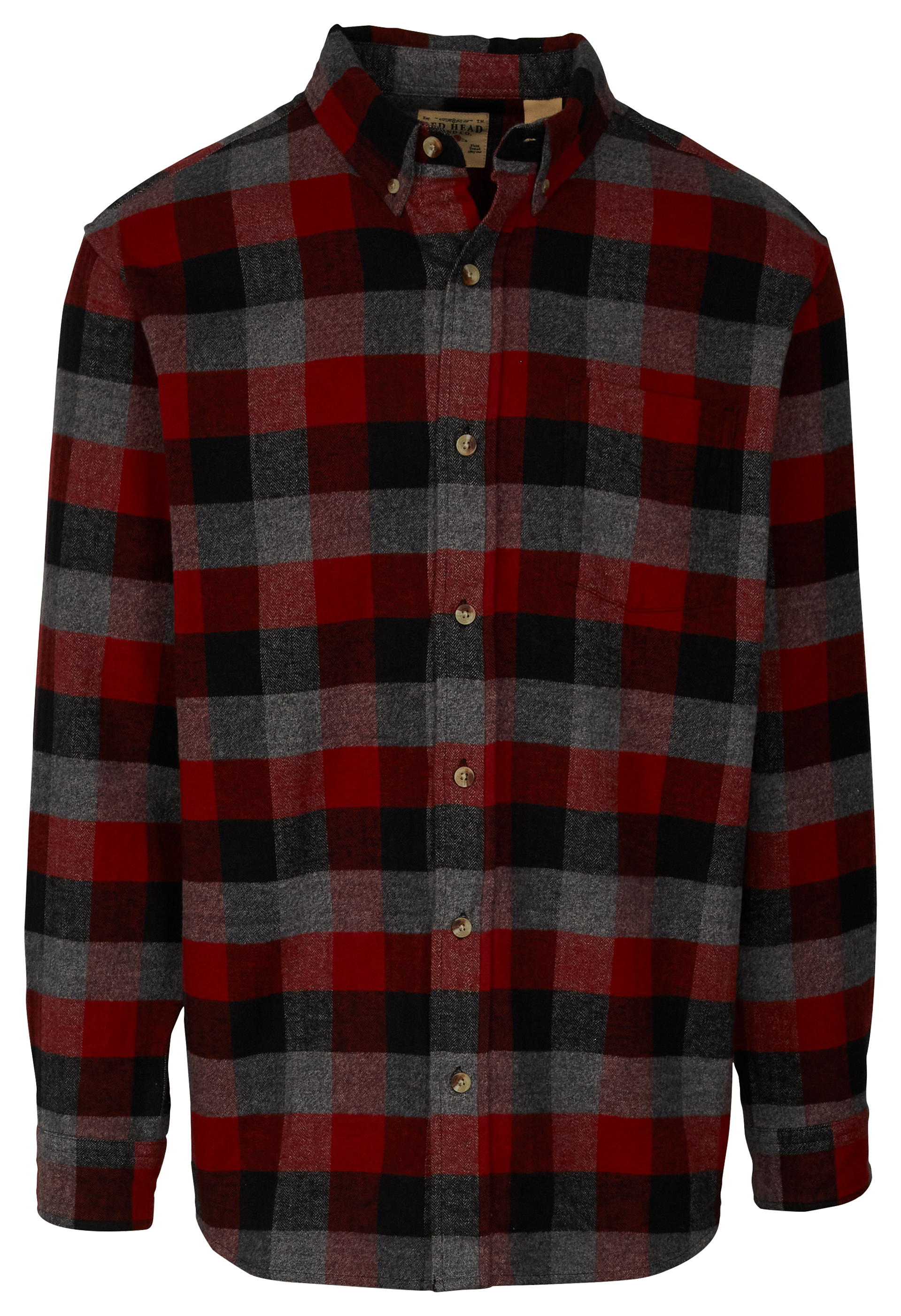 RedHead Ultimate Flannel Long Sleeve Shirt For Men   Multi Herringbone